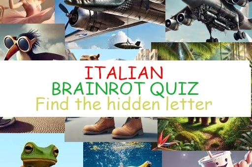 Quiz Find the Italian brainrot Letters screenshot
